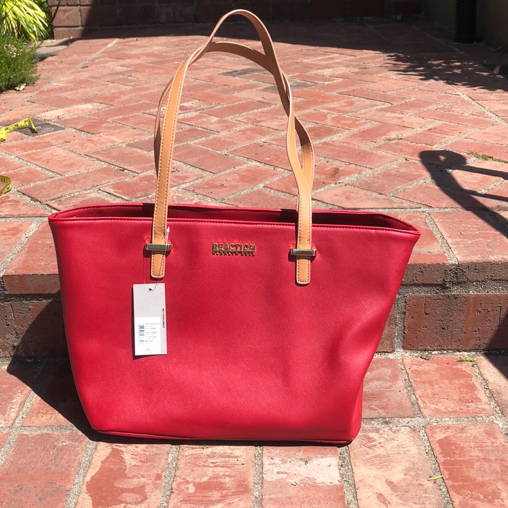 Roomy red tote